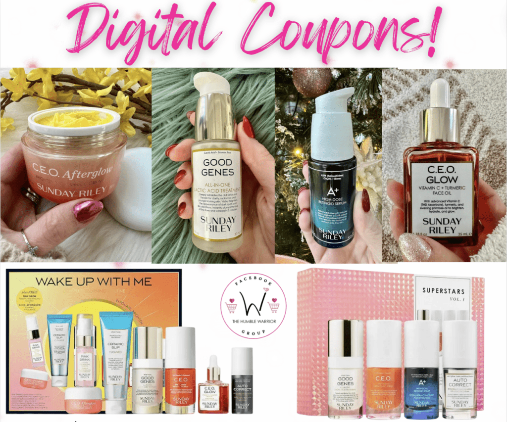 Sunday Riley Digital Coupons!